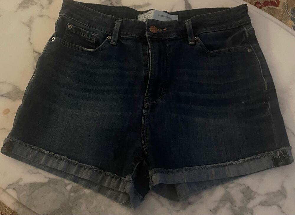 Distressed Levi Signature Shorts, Size 8, W29, B88, $38